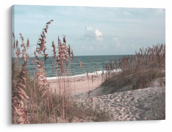Kép - Rózsaszín strand (70x50 cm)