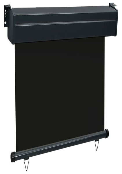 Fekete erkély oldalnapellenző 65 x 250 cm