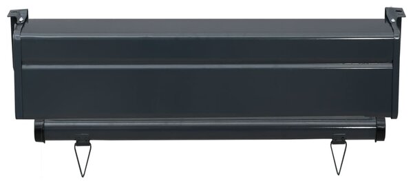 Fekete erkély oldalnapellenző 65 x 250 cm