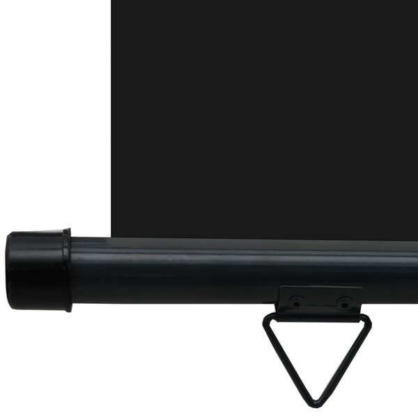 Fekete erkély oldalnapellenző 65 x 250 cm
