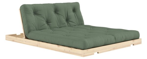 Zöld kinyitható kanapé 145 cm Flip – Karup Design