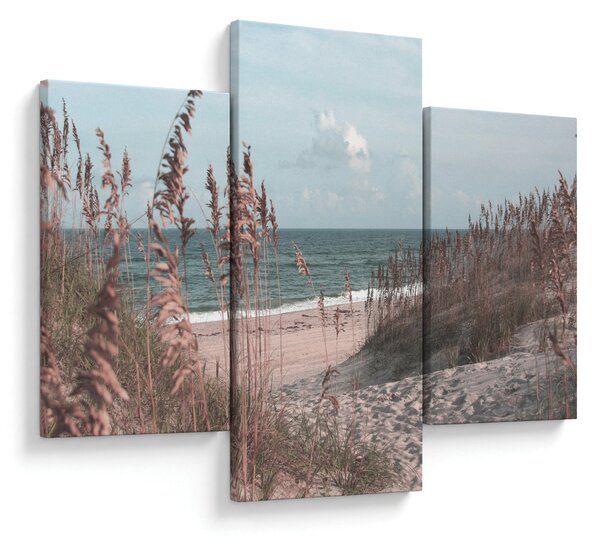 Kép - Rózsaszín strand (90x60 cm)