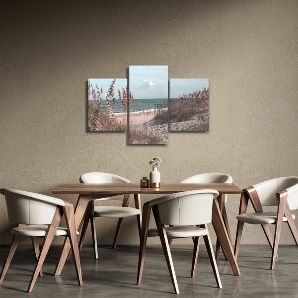 Kép - Rózsaszín strand (90x60 cm)