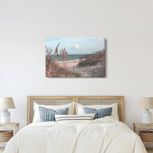 Kép - Rózsaszín strand (90x60 cm)