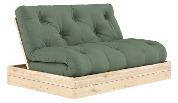 Zöld kinyitható kanapé 145 cm Flip – Karup Design