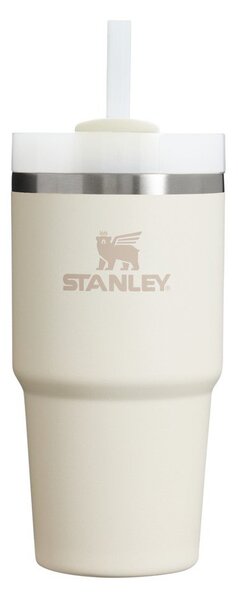 Krémszínű rozsdamentes acél termosz szívószállal 600 ml Quencher H2.0 FlowState Tumbler Cream – Stanley