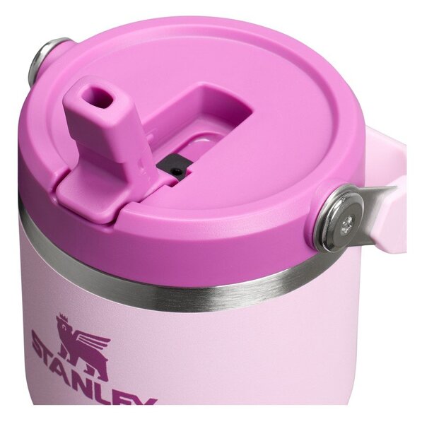Rózsaszín rozsdamentes acél termosz 600 ml IceFlow™ Flip Straw 2.0 Cherry Blossom – Stanley
