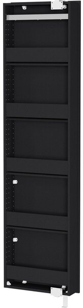 Antracitszürke előszoba szekrény 50x195x18 cm Rotary – Germania