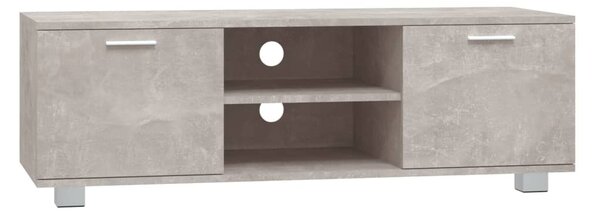 Betonszürke szerelt fa TV-szekrény 120 x 34,5 x 35 cm