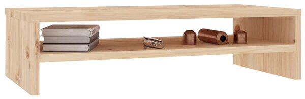 Tömör fenyőfa monitorállvány 50 x 24 x 13 cm