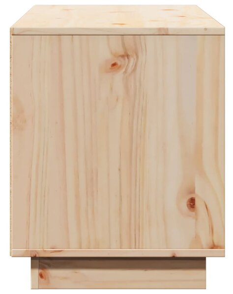 Tömör fenyőfa TV-szekrény 110,5 x 35 x 44 cm