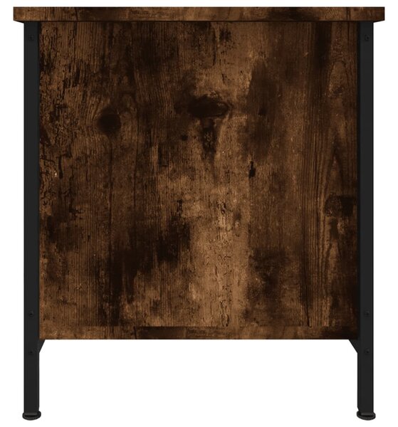 Füstös tölgy színű szerelt fa TV-szekrény 100 x 40 x 45 cm