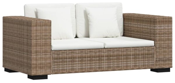 7 darabos kétszemélyes valódi rattan kanapé szett