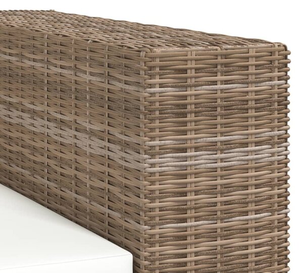 8 darabos háromszemélyes valódi rattan kanapé szett