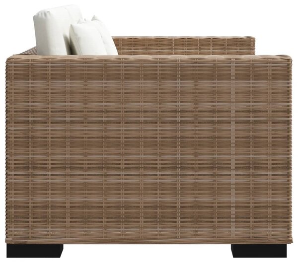7 darabos kétszemélyes valódi rattan kanapé szett