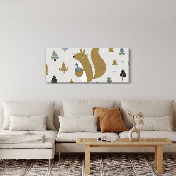 Kép - Mókus dióval (120x50 cm)
