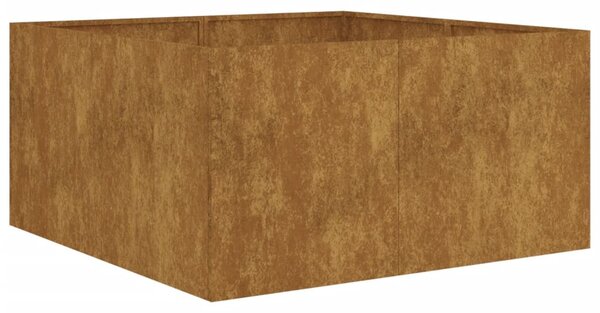 Corten acél növénytartó 80x80x40 cm