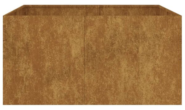 Corten acél növénytartó 80x80x40 cm