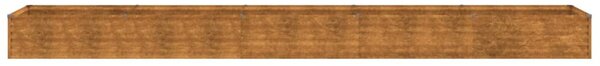 Corten acél kerti magaságyás 482 x 50 x 36 cm