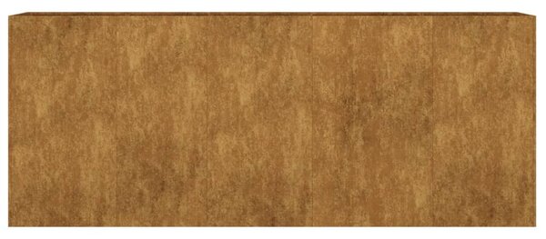 Corten acél kerti magaságyás 200x40x80 cm