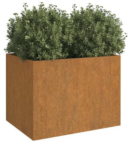 Corten acél növénytartó 62x47x46 cm
