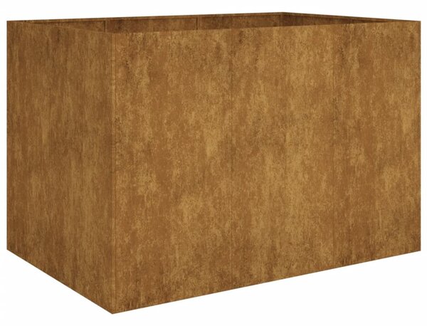 Corten acél kerti magaságyás 120x80x80 cm