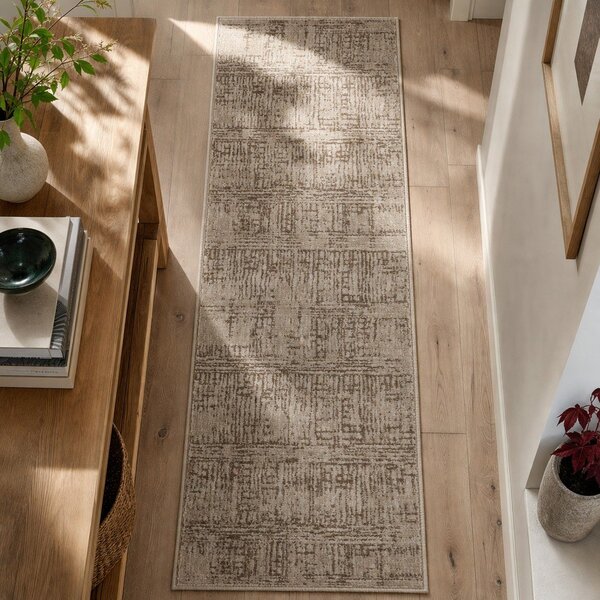 Barna-bézs futószőnyeg 80x200 cm Terrain – Hanse Home