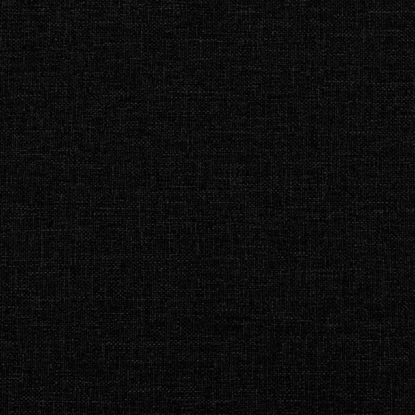 Fekete kihúzható szövet heverő 80 x 200 cm