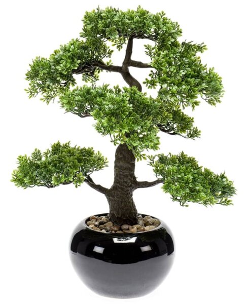 Emerald Műnövény Mini Bonsai Fikusz Zöld 47 cm