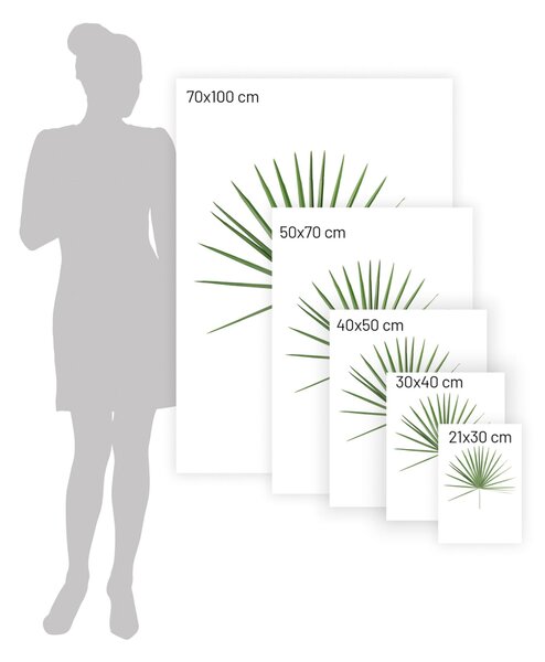 Tropical Leaf Green poszter