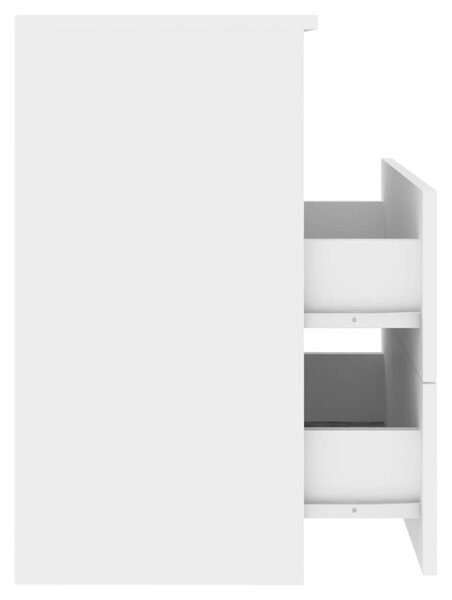 Fehér éjjeliszekrény 50 x 32 x 60 cm