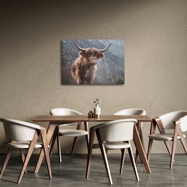 Kép - Highlander tehén (70x50 cm)