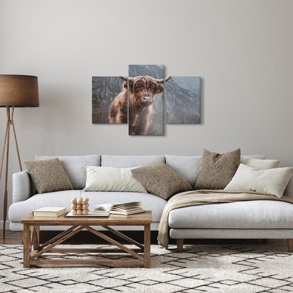 Kép - Highlander tehén (90x60 cm)