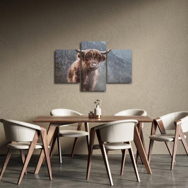 Kép - Highlander tehén (90x60 cm)