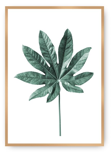 Leaf Emerald Green poszter