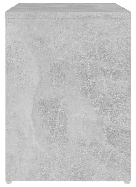 2 db betonszürke szerelt fa éjjeliszekrény 40 x 30 x 40 cm
