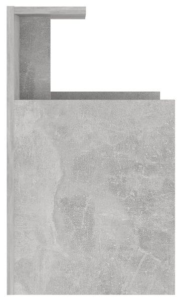 Betonszürke szerelt fa éjjeliszekrény 40 x 35 x 60 cm