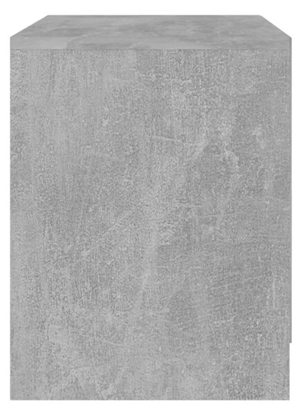 Betonszürke forgácslap éjjeliszekrény 45 x 34,5 x 44,5 cm