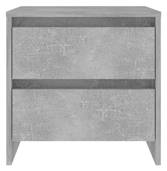 Betonszürke forgácslap éjjeliszekrény 45 x 34,5 x 44,5 cm