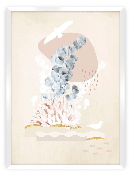 Beige Abstract I poszter