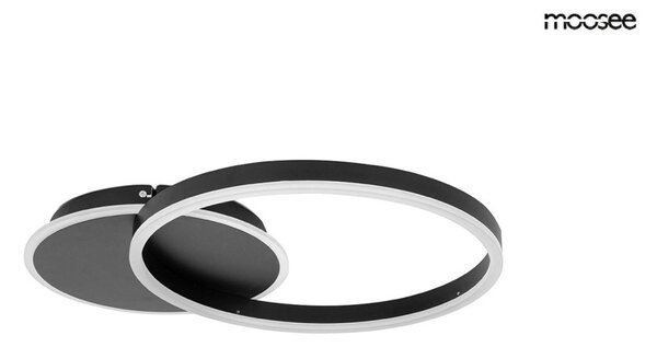 MOOSEE RINGS 2 LED Mennyezeti Lámpa Fekete