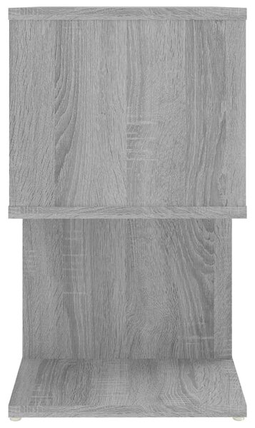 2 db szürke sonoma színű fa éjjeliszekrény 50 x 30 x 51,5 cm