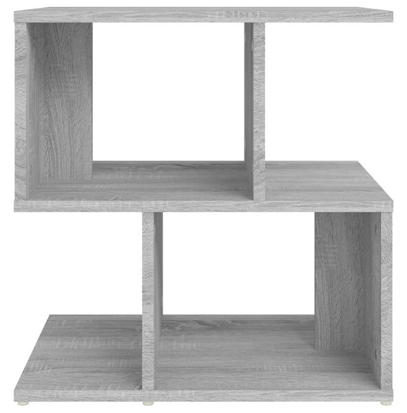 Szürke sonoma színű szerelt fa éjjeliszekrény 50 x 30 x 51,5 cm