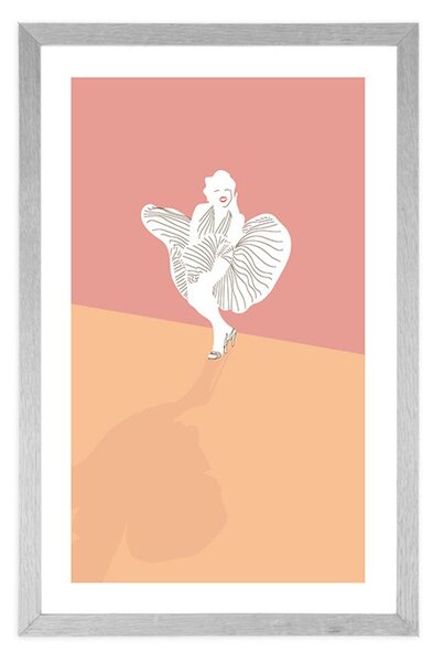 Poszter paszportuval híres Marilyn Monroe