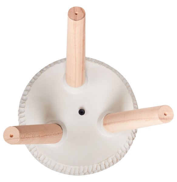 Magasított virágállvány ARISAEMA 27 cm Szürke