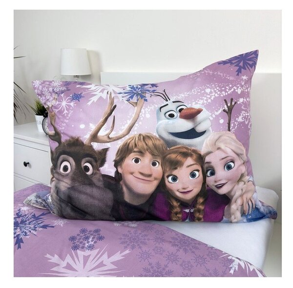Egyszemélyes pamut gyerek ágyneműhuzat 140x200 cm Frozen – Jerry Fabrics