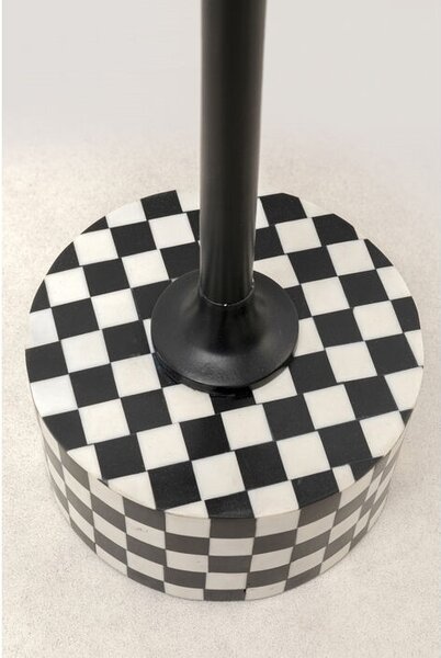 KARE Domero Chess 25 Sakkmintás Kisasztal Fekete-Fehér