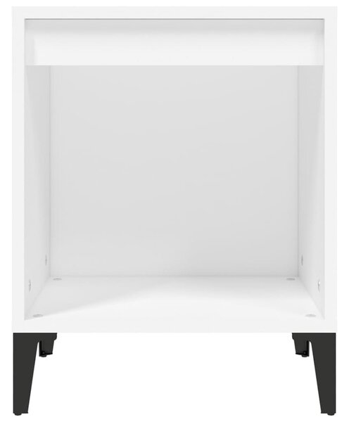 2 db fehér éjjeliszekrény 40 x 35 x 50 cm