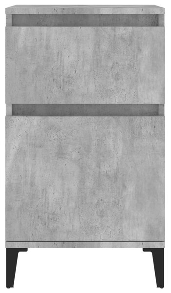 Betonszürke éjjeliszekrény 40 x 35 x 70 cm