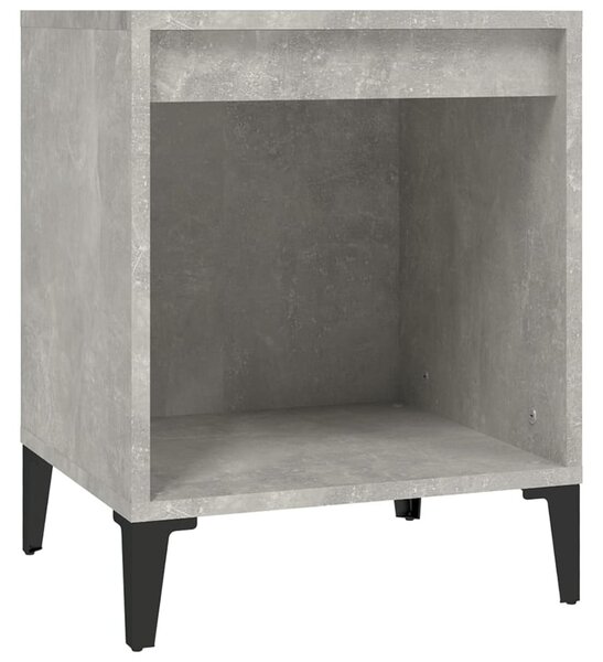 Betonszürke éjjeliszekrény 40x35x50 cm